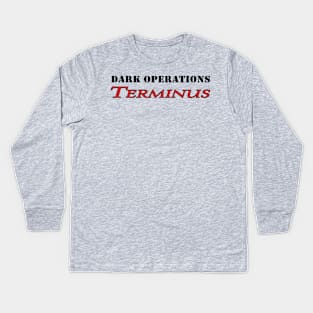 Terminus - USS Missouri Kids Long Sleeve T-Shirt